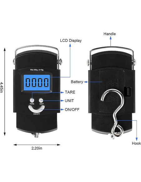 Alicates de Pesca Multifuncionales Pezlun con Báscula y Agarrador