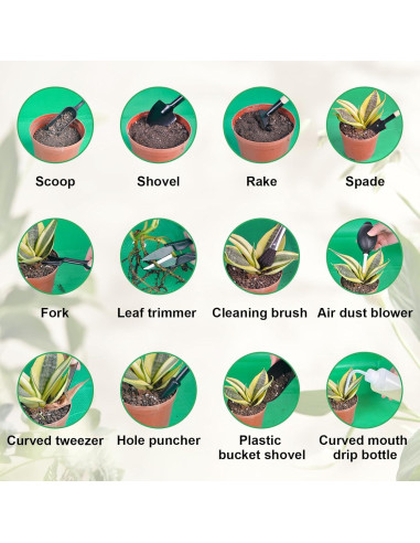 Juego de Herramientas para Suculentas Succulentlovers 26 Piezas