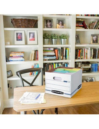 Cajas de Almacenamiento Bankers Box 12 Unidades 38.1x30.5x25.4 cm