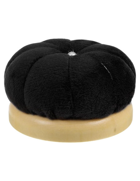 Base de Madera HARFINGTON Almohadilla para Agujas Negra 7cm