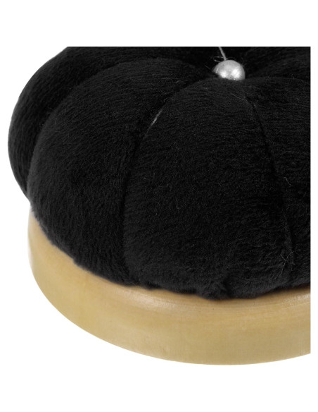 Base de Madera HARFINGTON Almohadilla para Agujas Negra 7cm
