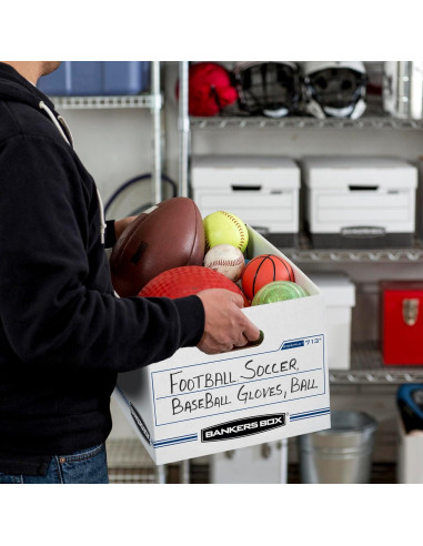 Cajas de Almacenamiento Bankers Box 12 Unidades 38.1x30.5x25.4 cm