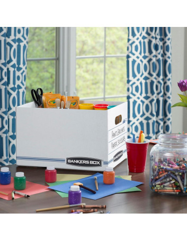Cajas de Almacenamiento Bankers Box 12 Unidades 38.1x30.5x25.4 cm