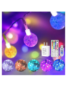 Luces de Cadena LED Omika 5m 50 Esferas RGB Control Remoto