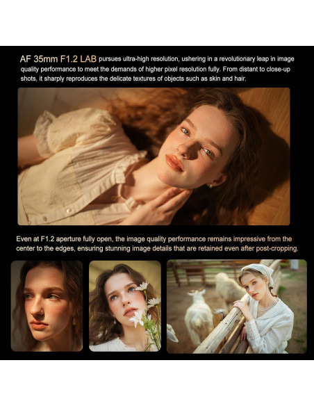 Lente Viltrox 35mm F1.2 FE para Sony E - Enfoque Automático