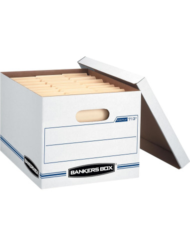 Cajas de Almacenamiento Bankers Box 12 Unidades 38.1x30.5x25.4 cm