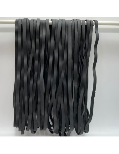 Bandas de Goma Negras AMUU 30cm - 35 Piezas para Oficina