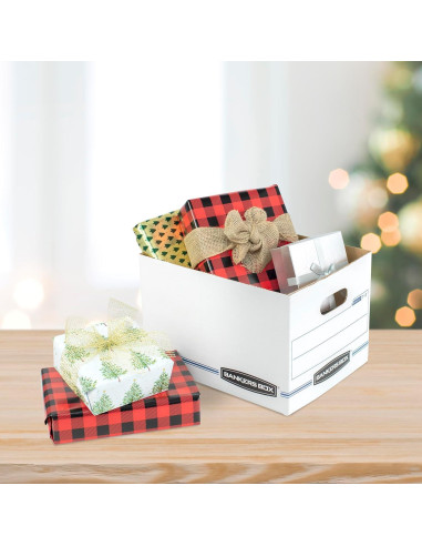 Cajas de Almacenamiento Bankers Box 12 Unidades 38.1x30.5x25.4 cm