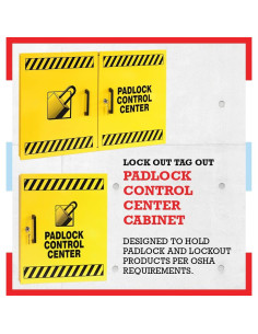 Estación de Bloqueo y Etiquetado Windy City 1176 Amarillo 2