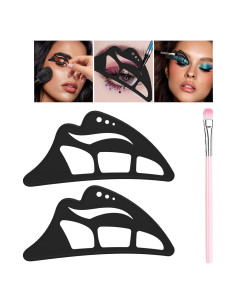 Plantilla de Sombra de Ojos Eyetour 2 Pcs - Maquillaje Fácil