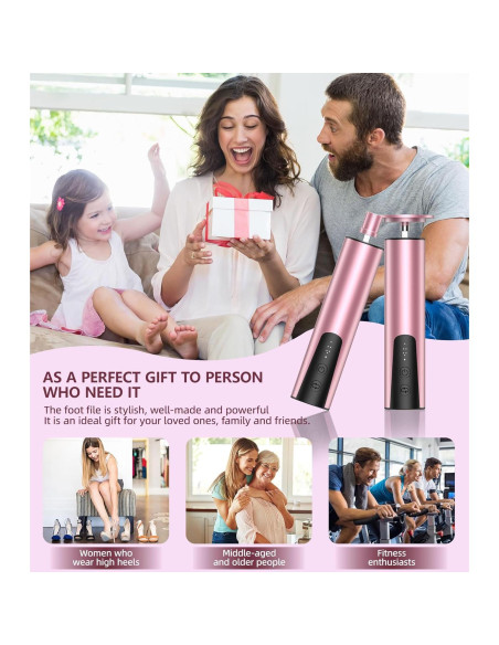 Removedor de Callos Eléctrico Inalámbrico ERYUHAIAN 6 Velocidades