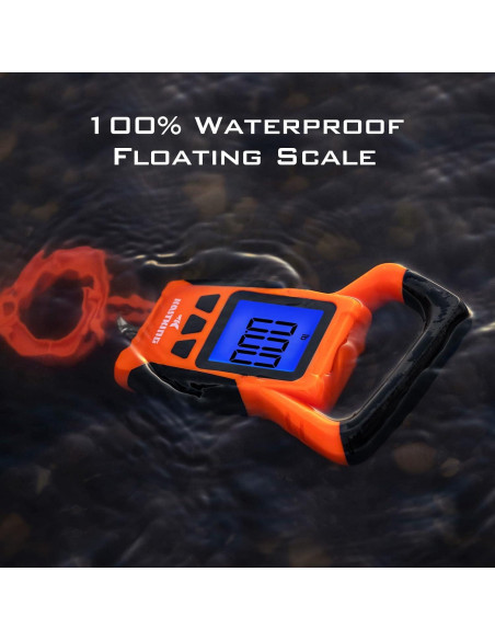 Balanza Digital Flotante KastKing WideView 110lb (49.9kg) LCD