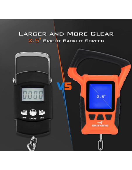 Balanza Digital Flotante KastKing WideView 110lb (49.9kg) LCD
