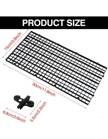 Divisores de Pecera 18 Pcs Layashala con Clips de Succión