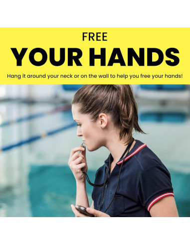 Silbatos Deportivos HONSNKS 4 Pcs Acero Inoxidable y Plástico