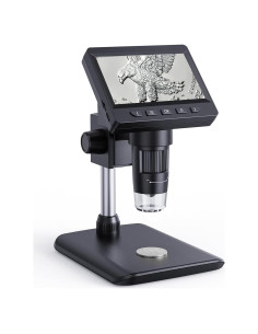 Microscopio Digital AOPICK 1000X con Pantalla LCD 4.3" - Negro