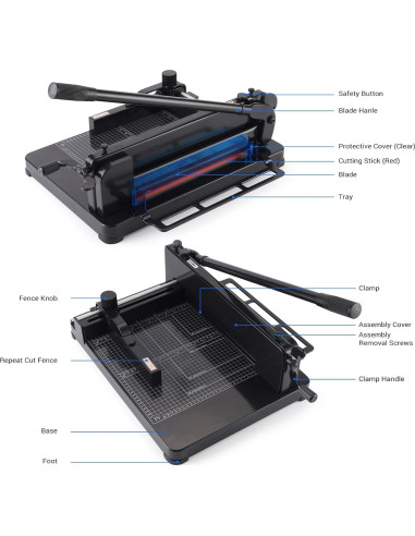 Cortadora de Papel Guillotina NOKAPIN A4 30.48 cm Alta Dureza