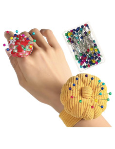 Cojín de Alfileres para Muñeca HEYNERIC + 100 Alfileres
