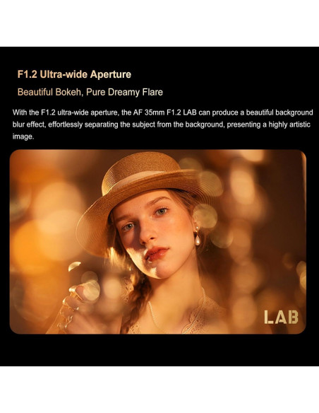 Lente Viltrox 35mm F1.2 FE para Sony E - Enfoque Automático