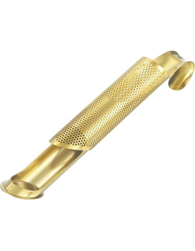 Infusor de Té de Acero Inoxidable uxcell, Malla Fina, Dorado