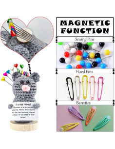 Kit de Costura Almohadilla Ratón ZD-7TXL con 30 Alfileres 2