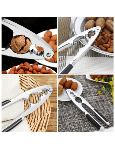 Cascanueces LEFJUBAW de Zinc Resistente para Nueces y Avellanas