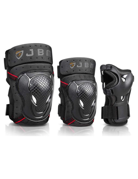 Set de Protección para Niños JBM - Rodilleras, Codilleras y Muñequera Set de Protección para Niños JBM - Rodilleras, Codilleras y Muñequera