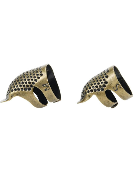 Dedales de Costura Ajustables Tsnamay Bronce 10 Piezas Dedales de Costura Ajustables Tsnamay Bronce 10 Piezas