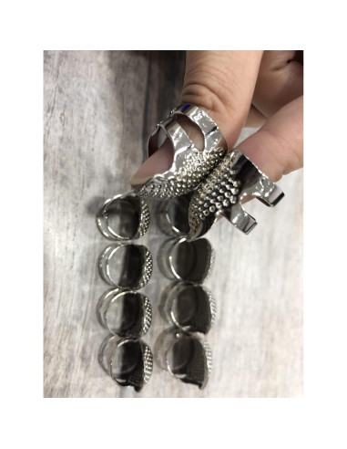 Dedales de Costura Ajustables Tsnamay Bronce 10 Piezas