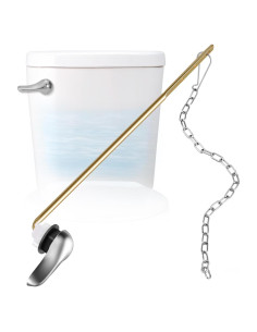 Kit de Reemplazo Mango de Inodoro Ploimyur Cromo 1 Paquete