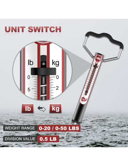 Balanza de Pesca RUTA DE CARACOL 20 kg Mecánica con Gancho