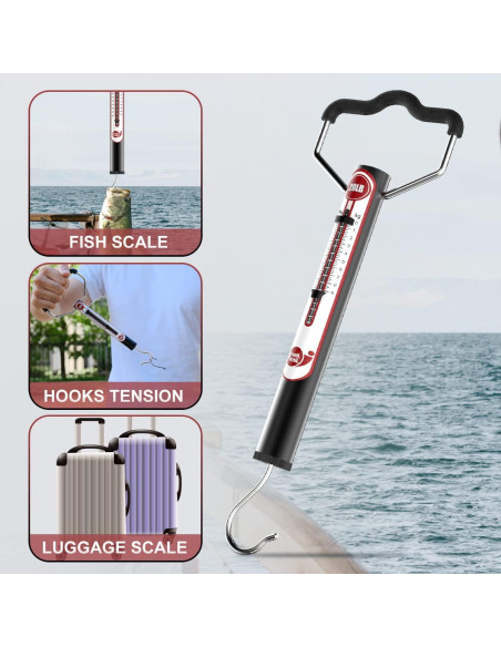 Balanza de Pesca RUTA DE CARACOL 20 kg Mecánica con Gancho