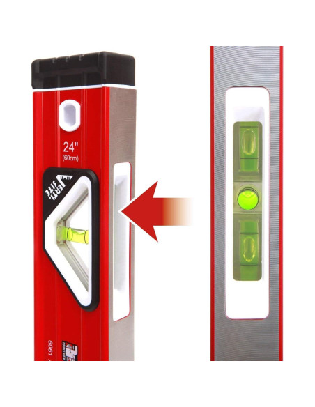 Juego de Niveles Torpedo Goldblatt 3 Piezas Aluminio 22.86-121.92 cm