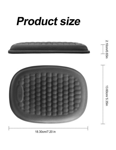 Almohadilla Ergonómica Vaydeer para Codo y Muñeca, Nube, 18.3x13.6cm
