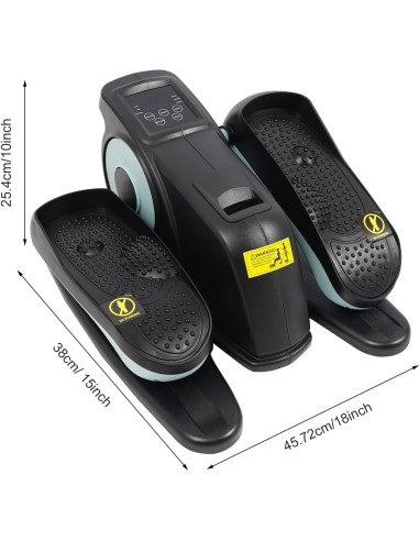 Ejercitador de Pedal Portátil Hanmorfarbi legxercise pro - Bajo Ruido, Control Remoto