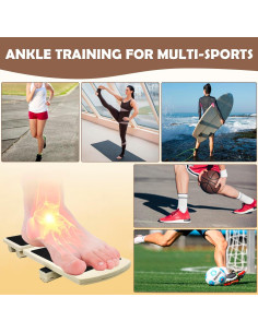 Tabla de Equilibrio Profesional LIMUOXO para Tobillos - Madera 2