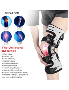 Rodillera Descompresora OA RISURRY para Artritis - Ajustable 2