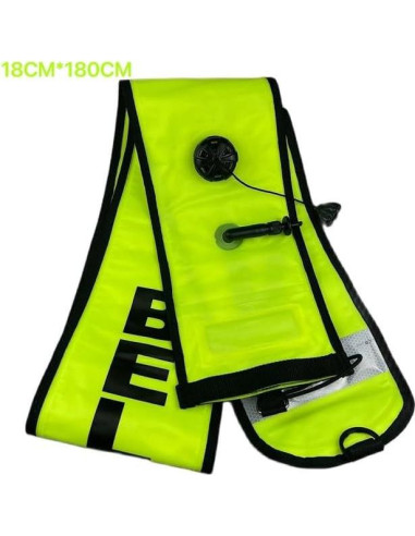 Boya Inflable de Buceo DEMMET 1.5m Naranja Alta Visibilidad