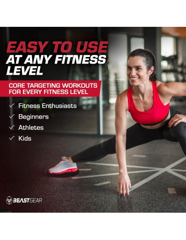 Deslizadores de Núcleo Beast Gear - Discos Abdominales Doble Cara