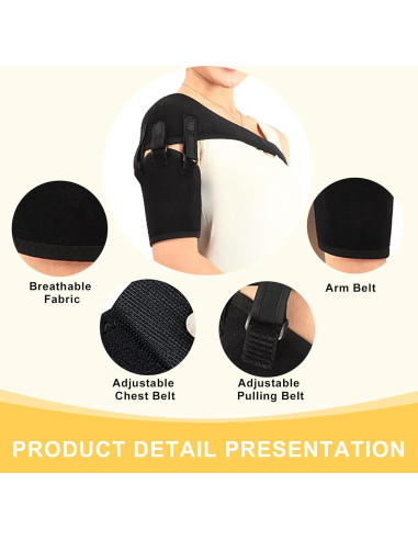 Faja de Hombro Ajustable Malloraned para Alivio de Dolor
