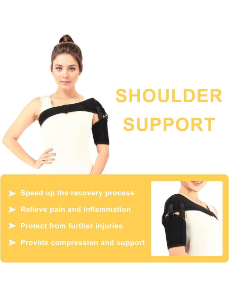 Faja de Hombro Ajustable Malloraned para Alivio de Dolor