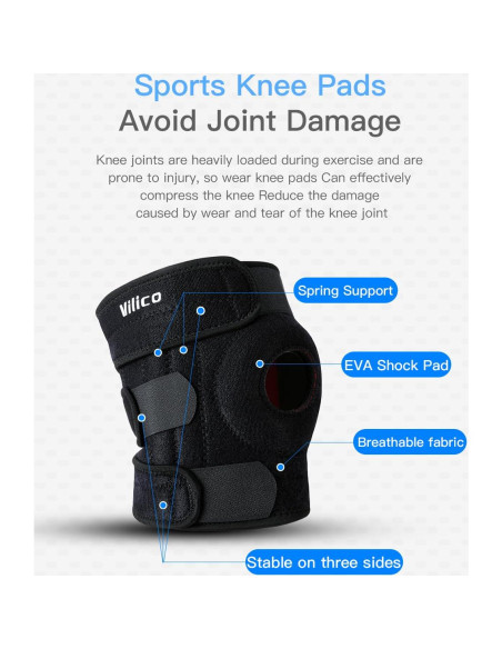 Férula de Rodilla SUJAYU Ajustable para Alivio de Dolor