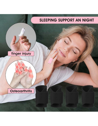 8 Férulas para Dedos AOZUO Color B - Alivio Dolor Artritis