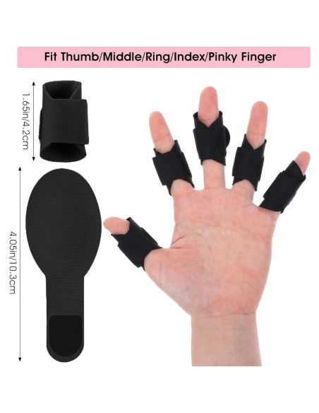 8 Férulas para Dedos AOZUO Color B - Alivio Dolor Artritis