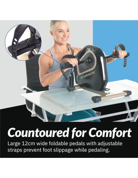 Bicicleta de Ejercicio Motorizada Exerpeutic 2000M para Piernas y Brazos