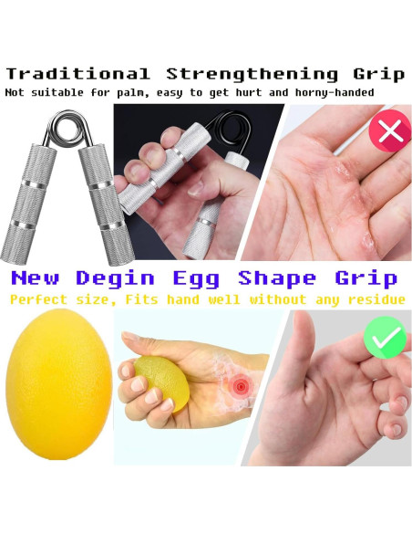 Kit de Ejercicio para Manos Qihengzhijia - 5 Piezas, 3-25kg