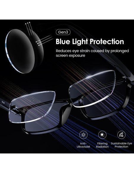 Gafas de Traducción Inteligente Emerhome Gen3 - Bluetooth, Ligeras