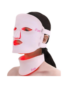 Máscara de Terapia de Luz Roja iFae LED 7 Colores Antienvejecimiento