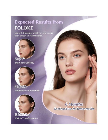 Máscara de Terapia de Luz Roja FOLOKE para Cara y Cuello