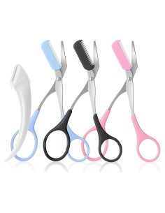 Tijeras para Cejas JIAKAI 3 Piezas Acero Inoxidable